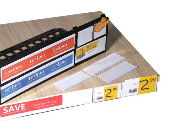 2020 Data Strip Sign Clip Shelf Price Talker U Channel Shelf Tag