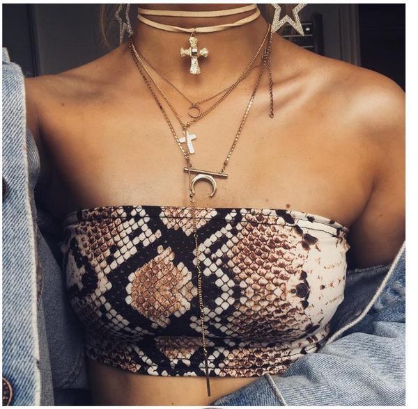 

womens designerserpentine breast-wrapped t-shirt