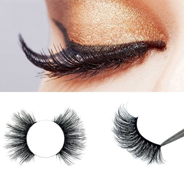 

false eyelashes luxury 8d false lashes artificial fur eyelashes 1pair full strip lashes plastic black terrier thick may9