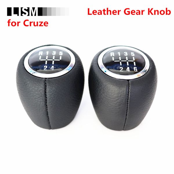 

кожа 56 скорость mt ручка переключения передач для chevy cruze 2008-2012 авто gearshift shifter headball arm pen gearknob