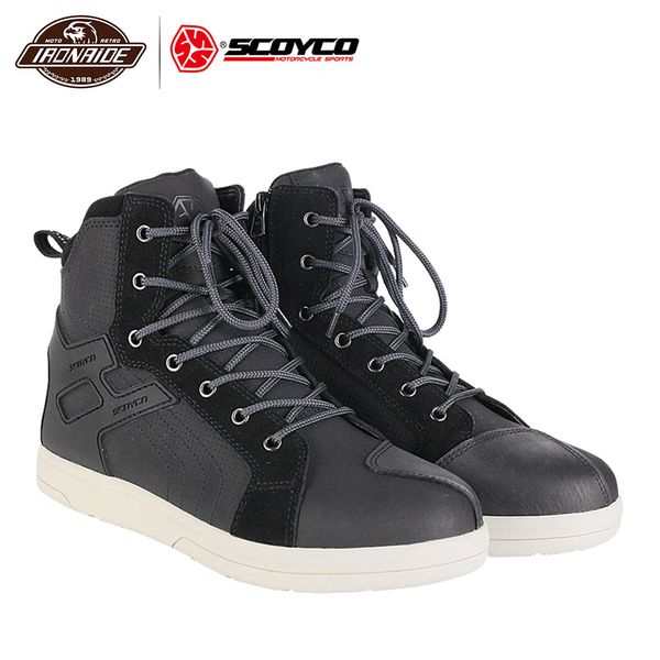 

scoyco motorcycle boots men botas moto motorcycle shoes motocross boots protective touring riding for autumn winter