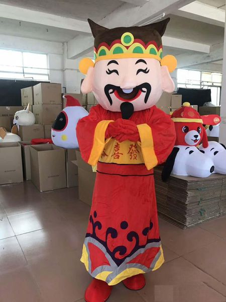 2019 venda de Fábrica quente boneca Dos Desenhos Animados adulto traje da mascote vestido auspicioso grande boneca traje festival celebração bonito boneca desempenho festivo