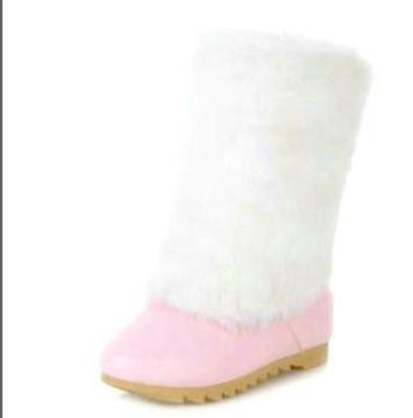 

2019 women's boots in winter with new style flat bottom round head@1006, Black