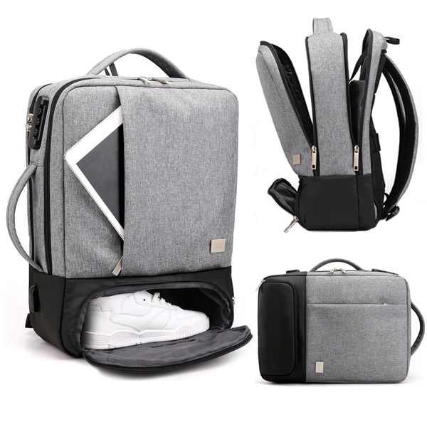 

путешествия рюкзак женщин ноутбук студент мужчины bagpack ноутбук защиты от угона женщина back pack водонепроницаемый бизнес usb зарядка муж