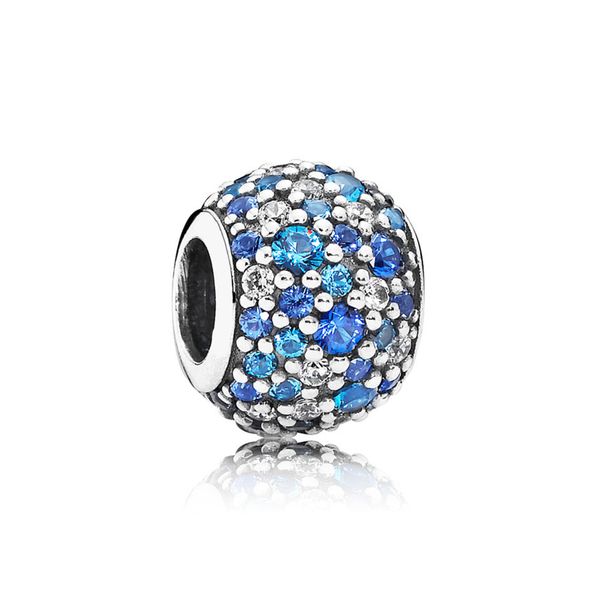 

новый 100% стерлингового серебра 925 1: 1 аутентичные 791261nsbmx небо мозаика молодежная шар-шарм браслет оригинальные женщины ювелирный по, Black