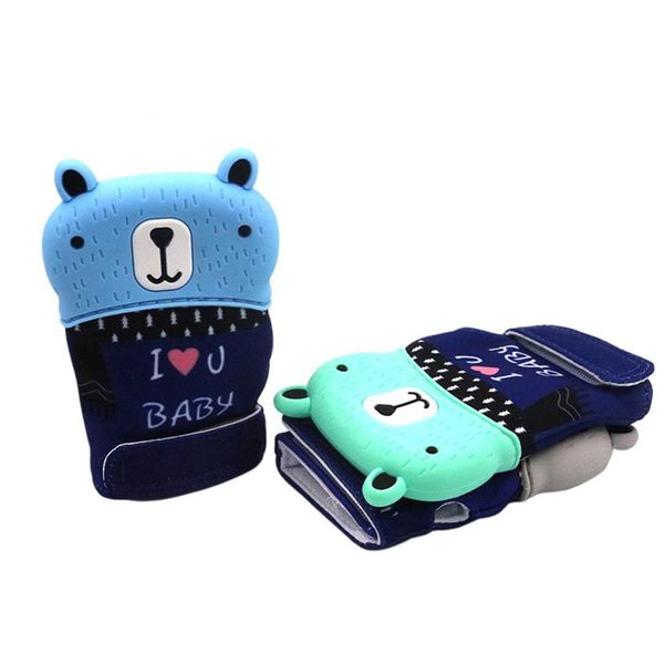 

kidlove baby teether gloves baby mouth toys bear gloves hygienic babies