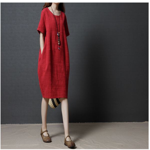 

платье лонго real vadim платье женщины бесплатная доставка 2019 летний новый большой размер хлопка способа чисто с коротким рукавом платье ж, Black;pink