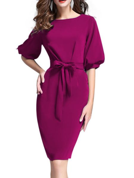 

шею платье грейс sexy с коротким рукавом фонарь рукав талии платье, White;black