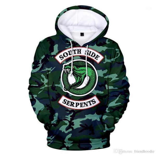 

men teenager boy clothing hooded casual harajuku sweatshirts clothes new rivedale printed 3d designer hoodie, Black