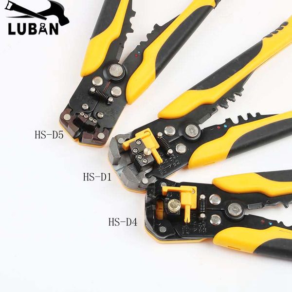 

luban hs-d1 awg24-10 (0.2-6.0mm2 ) multifunctional automatic stripping pliers cable wire stripping crimping tools cutting cutter
