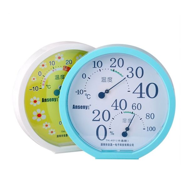 

th401 portable indoor outdoor thermometer hygrometer mini pointer temperature humidity monitor meter weather station tools household thermom