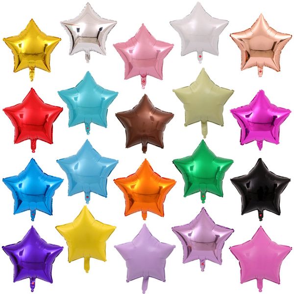 

Balloon Market 18 inch Star Shape Balloon 50 Pieces/Lot Aluminium Foil Decorative Balloons Wedding Birthday Party Decorations, Multi colors