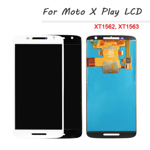 

Для Motorola X Play Дисплей Сборка Сенсорный Экран Digitizer Полный Кадр Для Moto XT1561 ЖК-XT1561 XT156