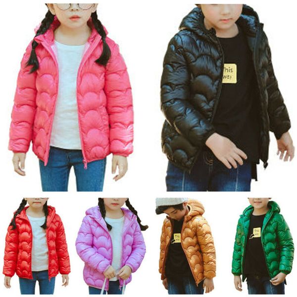

toddler down parkas coats kids baby boy girls clothes hooded coat jacket winter toddler thick outwear, Blue;gray
