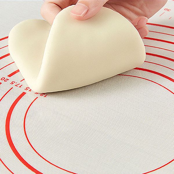 

non stick silicone dough rolling mat baking fondant pastry clay pad sheet 40x50cm 688
