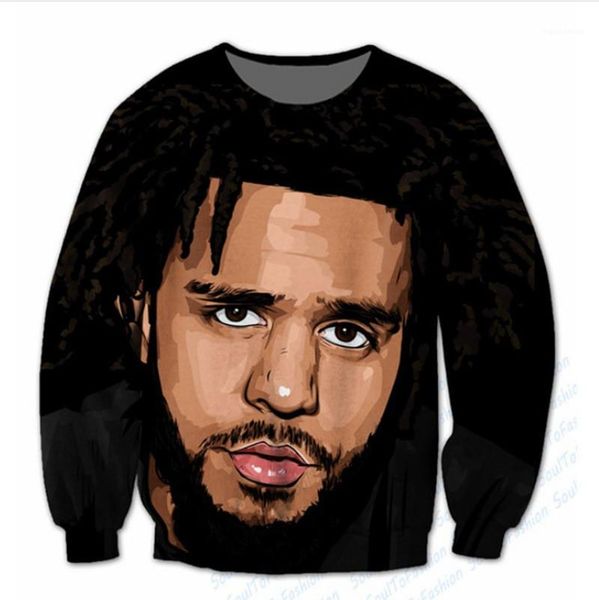 

singers print mens clothes homme casual long sleeves pop stars print mens sweatshirts designer american, Black