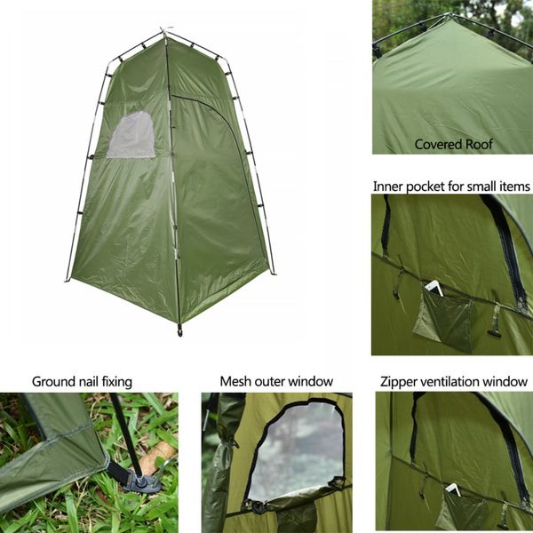 

outdoor shower bath tent portable beach tent changing fitting room multifunction camping privacy toilet shelter beach
