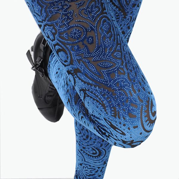 

visnxgi new fashion women's leggings lace crochet solid color female lenggings gold velvet leisure style size leggings, Black