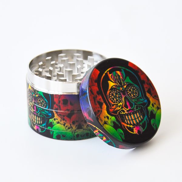 

Новый 50MM 4 слоя Херб Grinder сплава цинка Tobacco металла Grinder курить аксессуар CNC зубы фильтр сухой травы