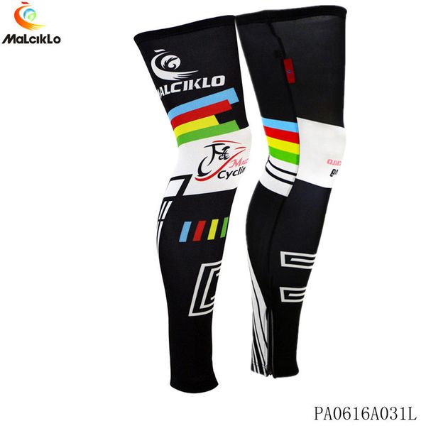

malciklo cycling pro fabric legwarmers sleeves 2019 thin sun protection anti uv men/women bike bicycle sport ciclismo size s-3xl, Black