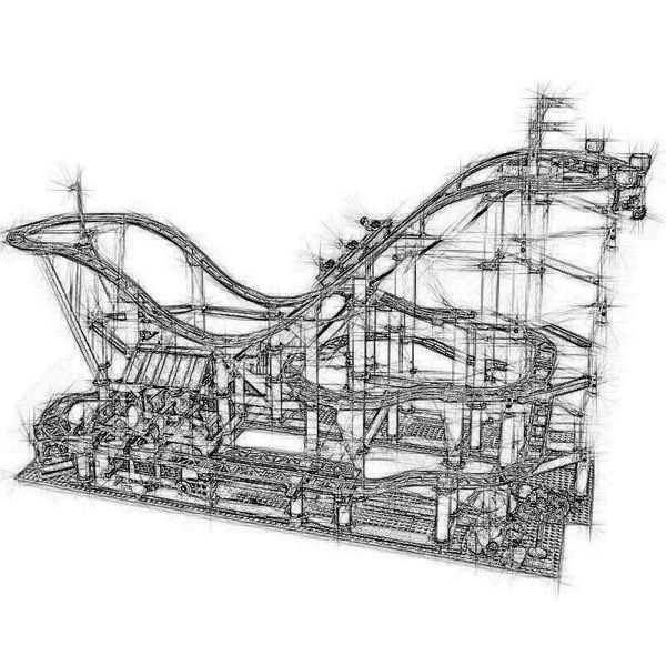 Doğum hediyesi olarak 10.261 Eğitici Oyuncaklar ile uyumlu Stokta 15039 roller coaster Creator 4619pcs Boy Düşler Modeli Yapı Taşları yılında