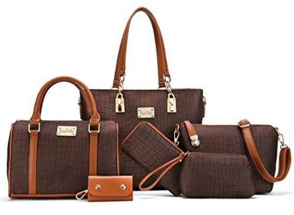 

Женщины Сумка Сумка Для Работы Сумка И Кошелек 6 Шт. Набор Сумка