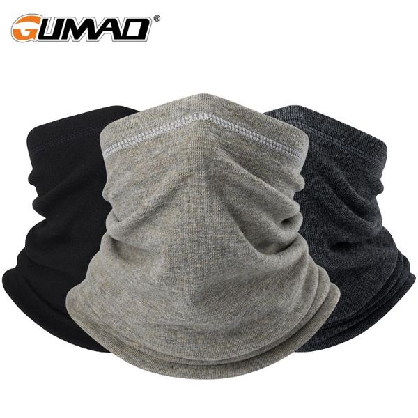 

cycling caps & masks winter neck warmer bandana tube scarf fleece pipe half face sports thermal skiing gaiter hiking snowboard men women, Black