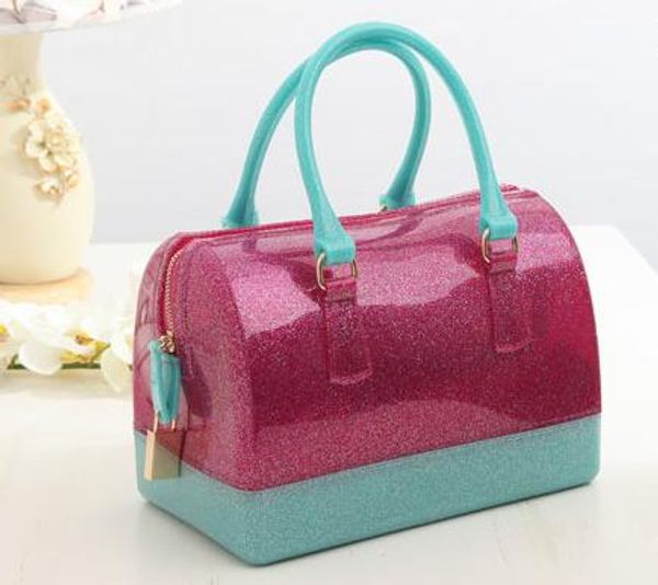 

designer handbag new fashion handbag colorful candy transparent luxury jelly crystal bag 2020
