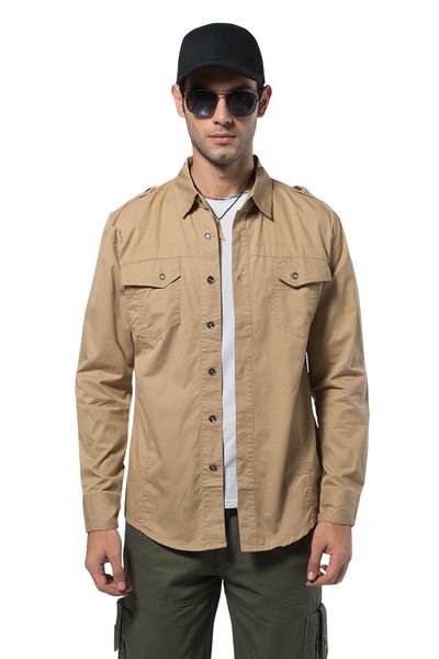 

fall and winter 2019 long sleeve shirt men's casual shirt large air force no. 1 military uniform cotton large shirt 5xl for men 17203, White;black