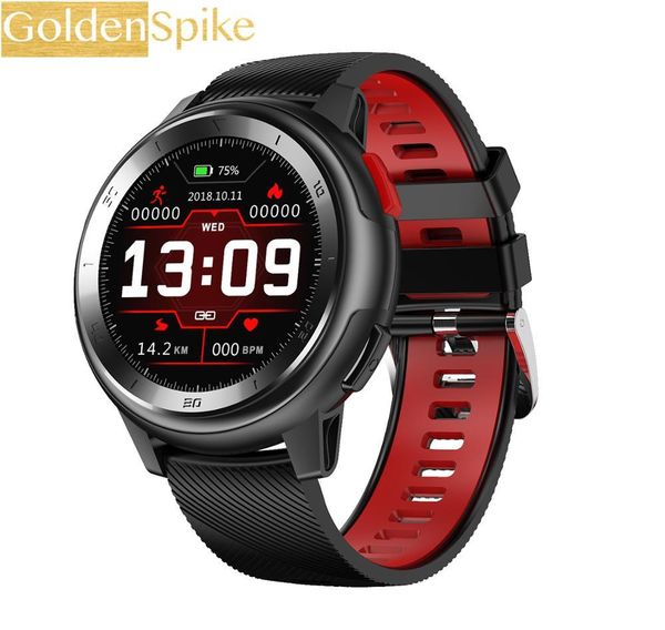 

goldenspike dt68 smartwatch ip68 waterproof wearable device heart rate monitor sports smart watch for android ios long standby, Slivery;brown