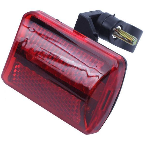 

bike lights 5 led bicycle cycling rear tail safety red lamp