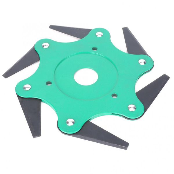 

1 pcs 6 teeth brush cutter steel blade 65mn agricultural lawn mower grass trimmer eater head grass trimmer head