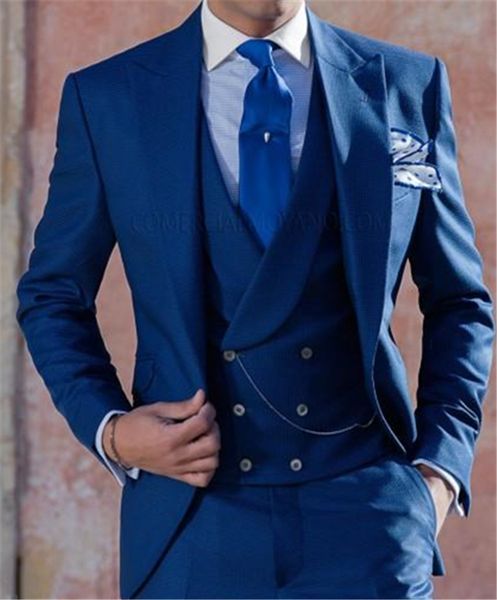 

classic peak lapel tuxedos groom wedding men suits mens wedding suits tuxedo costumes de pour hommes men(jacket+pants+tie+vest) w51, Black;gray