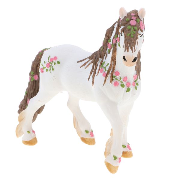 

5 inch elf horse model animal figure kids educational toy home decor