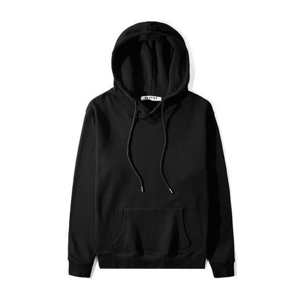 

new arrivals men and woman fashion brand designer set auger design loose-fitting hoodie hip hop sweatshirt thin pullover coats size s-xxl, Black