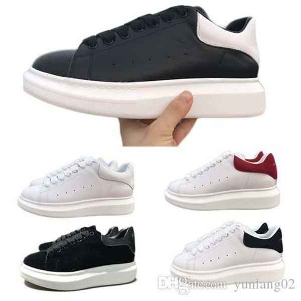 

Stan ca ual hoe lace up de igner comfort pretty girl women neaker ca ual leather hoe men women neaker extremely durable tability, Black