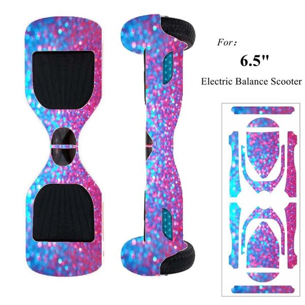 

bikight pvc waterproof sticker decal wrap for 6.5" self balancing electric scooter
