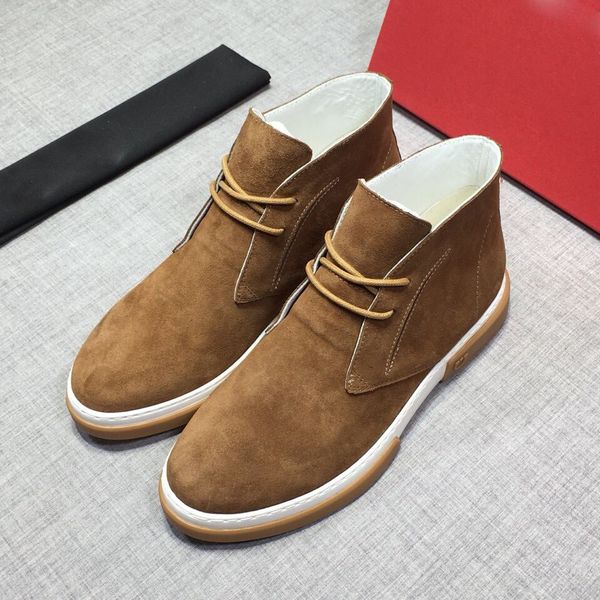 

new autumn and winter style fashion luxury designer mens shoes leather material men's casual shoes platform mens loafers men's spo, Black