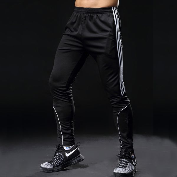 

2018 brand breathable long soccer training pants summer jerseys thin sweatpants harem trousers men fit joggers riding pantalones, Black;blue