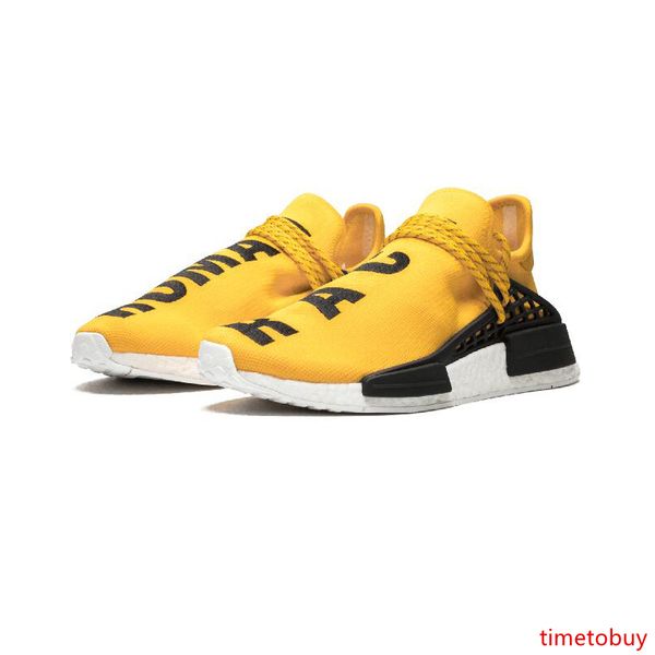 

human race hu trail x pharrell williams men running shoes solar pack afro holi blank canvas mens trainers women sports sneaker