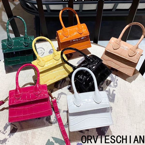 

bags small bags 2020 autumn and winter new ladies personalized mini messenger bag crocodile pattern fashion shoulder bag modeling bag