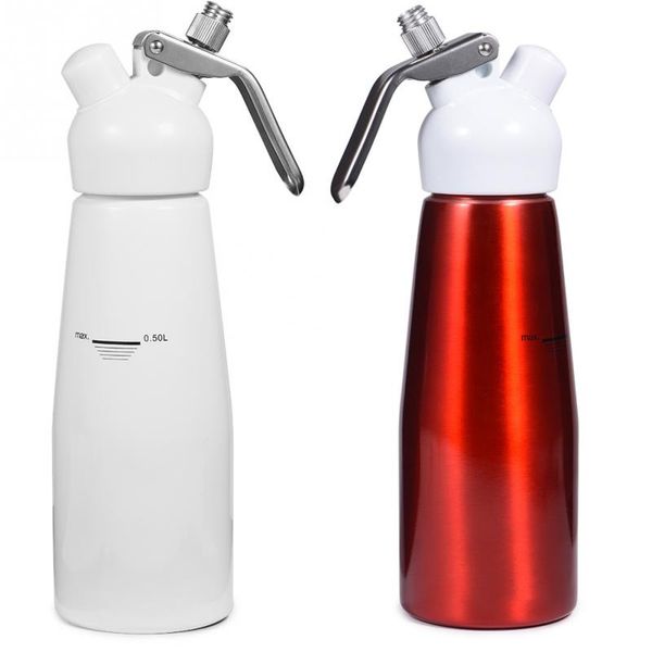 

500ml metal butter dispenser whipper foam maker with 3 nozzles aluminum cream whipped cream baking tools