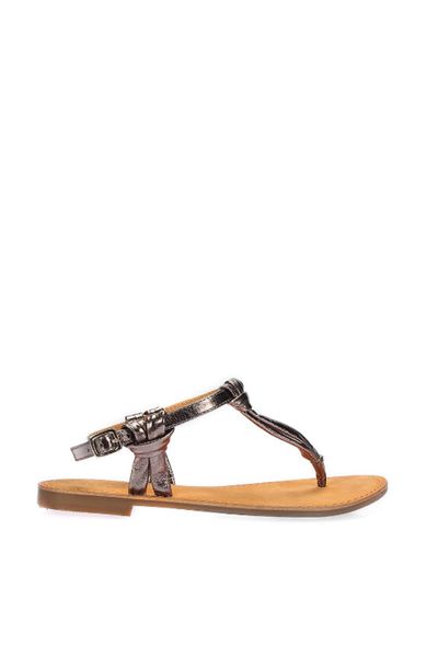 

pearl genuine leather anthracite women sandals 120130005456, Black