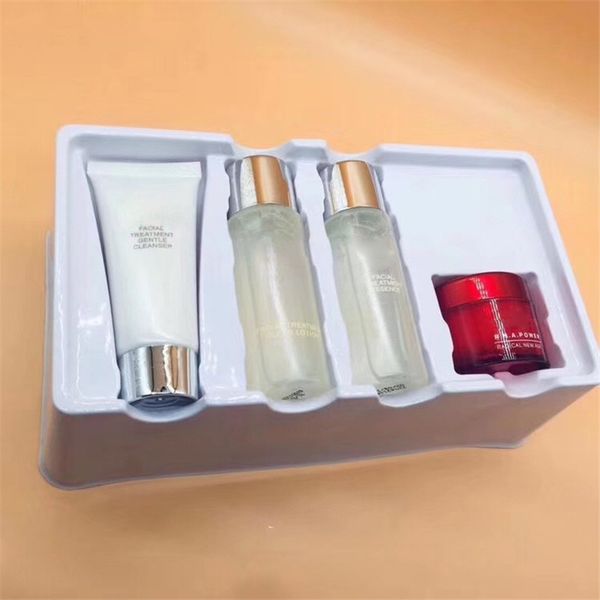 

japan brand 4pcs set face toner emulsion essence cream travel basic kit small size 30ml+30ml+20g+15g