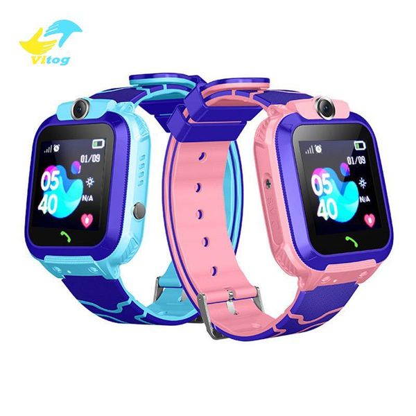 Vitog q12 inteligente relógio multifuncional crianças relógio de pulso digital bebê telefone smartwatch com câmera para crianças brinquedo presente