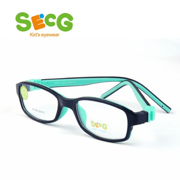 

secg square solid detachable kids glasses frame flexible tr90 silicone children glasses eyeglasses frame prescription lunette, Silver