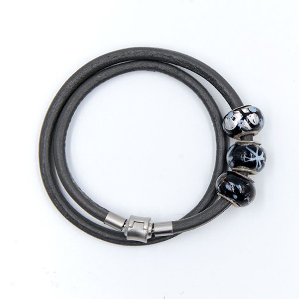 

handmade gray silver bangle skybpan0101, Golden;silver