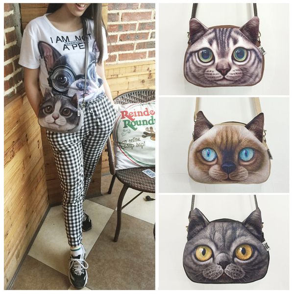 

medium xiao mao messenger bag cats animal bag imitation leather cross body women leather handbags hand