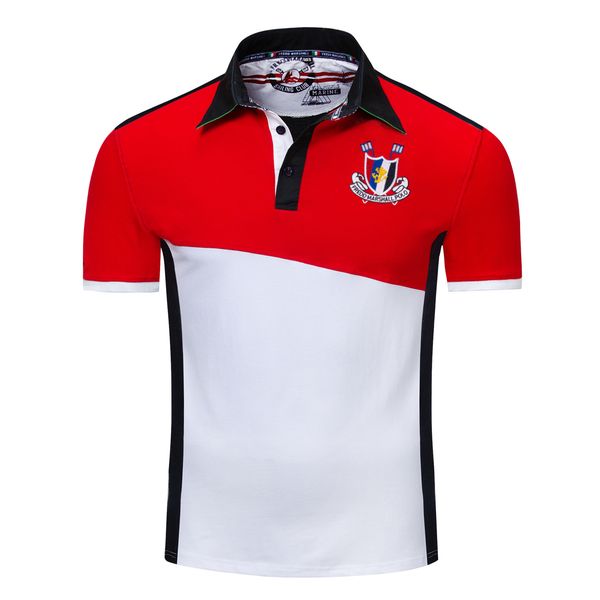 

designer t shirts for mens polo shirts summer short sleeve embroidery mens casual youth outerwear clothing 2 colors new, White;black