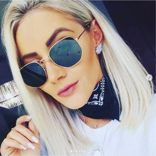 

3548 51mm glass lens sunglasses women men with box mx200619, White;black